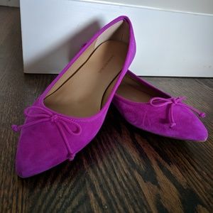 Banana Republic Fuschia Robin Pointed Toe Flat